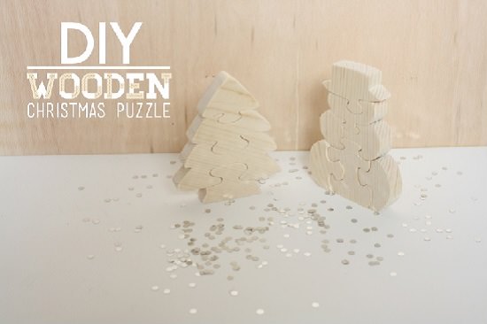 DIY Wooden Christmas Puzzles 1