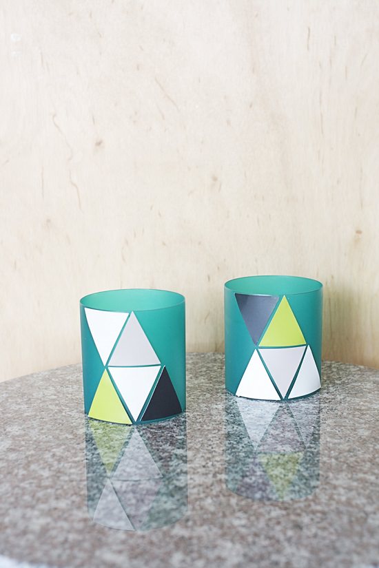 Geometric Vases for St. Patrick’s Day 2