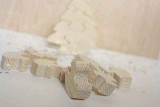DIY Wooden Christmas Puzzles 3