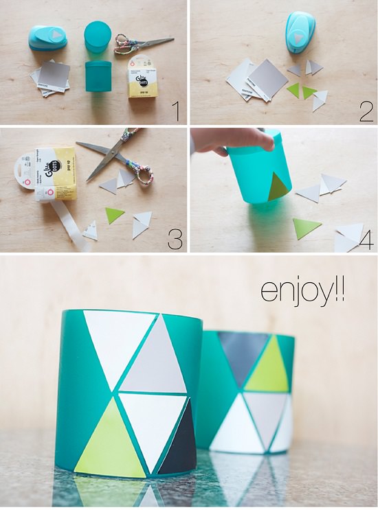 Geometric Vases for St. Patrick’s Day 3