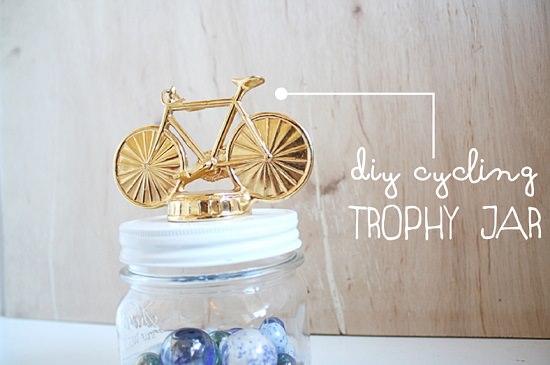 DIY Cycling Trophy Jar