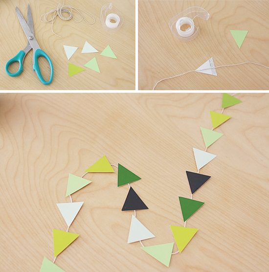 St. Patrick’s Day Triangle Garland 2
