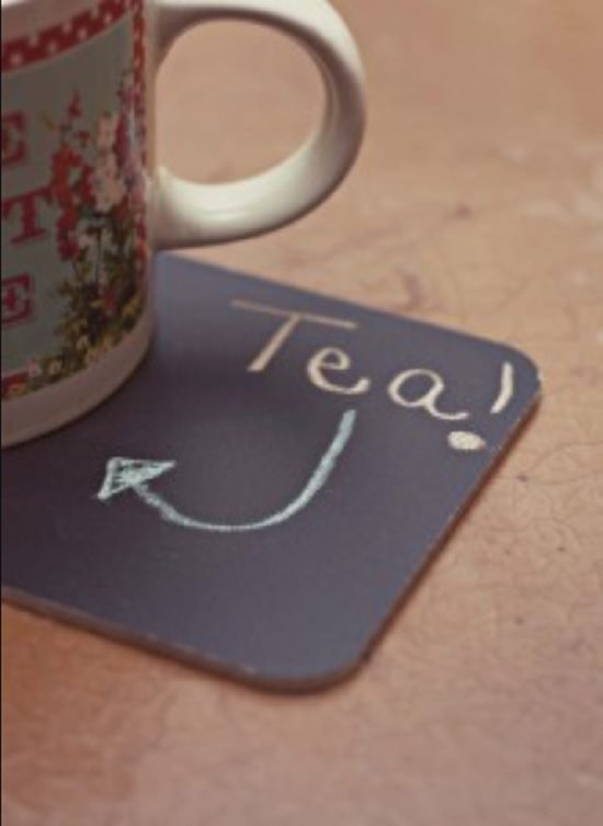 How to Make DIY Chalkboard Coasters 2