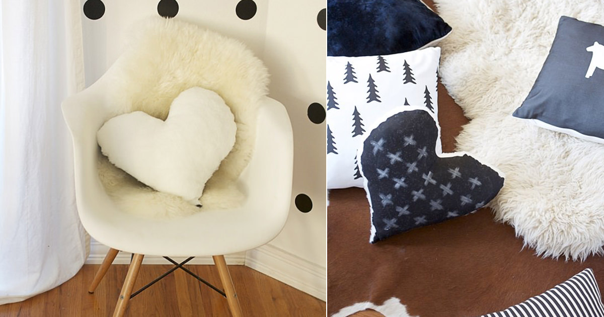Diy Heart Shaped Pillow Pattern Hello Lidy