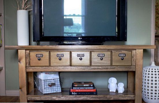 32 Creative Diy Tv Stand Ideas You Can Make At Home Hello Lidy