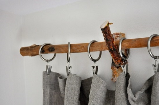 DIY Curtain Rod Ideas 2