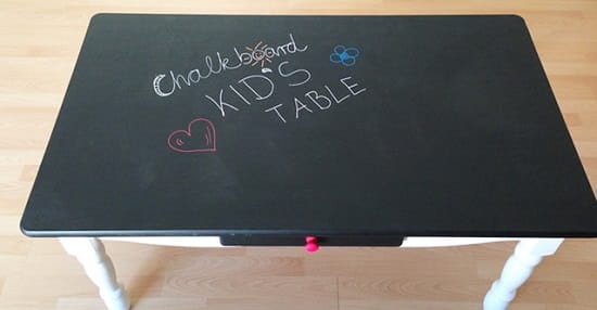 Chalkboard Table for kids