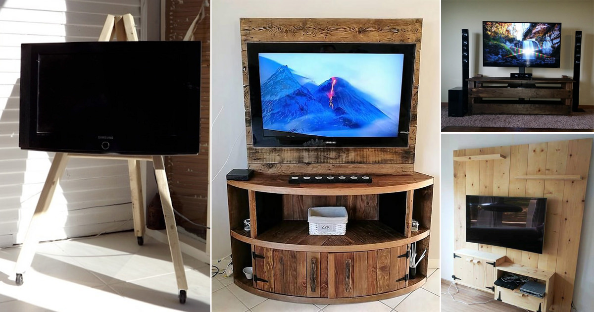 32 Creative Diy Tv Stand Ideas You Can Make At Home Hello Lidy