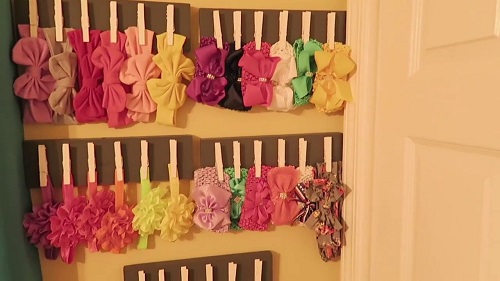 DIY como hacer organizador de diademas / DIY headband holder organizer 