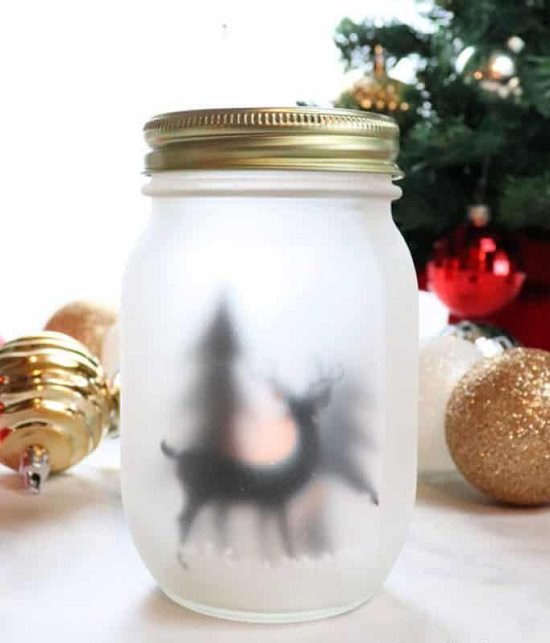 Christmas Winter Jar