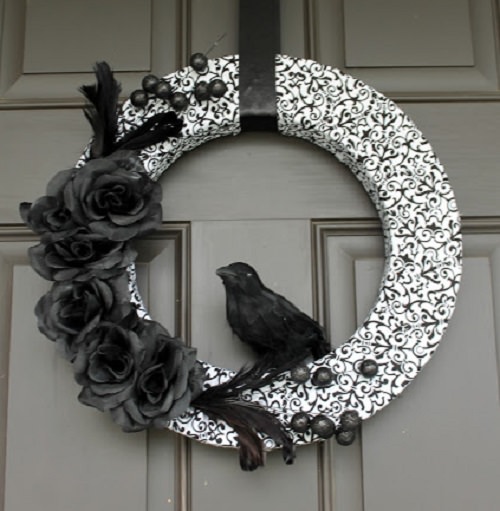 Nevermore Halloween Wreath