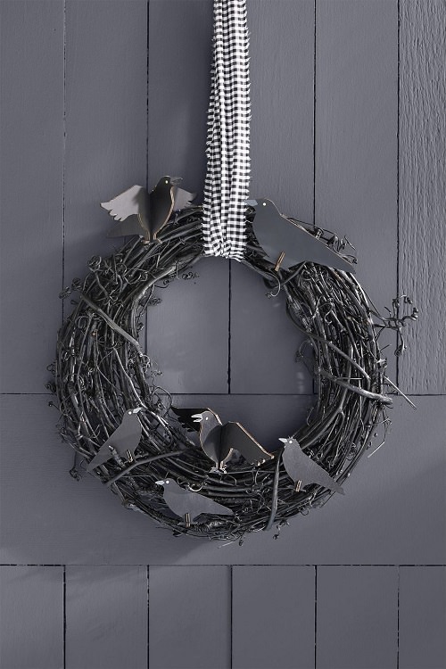 Scary Crow Wreath