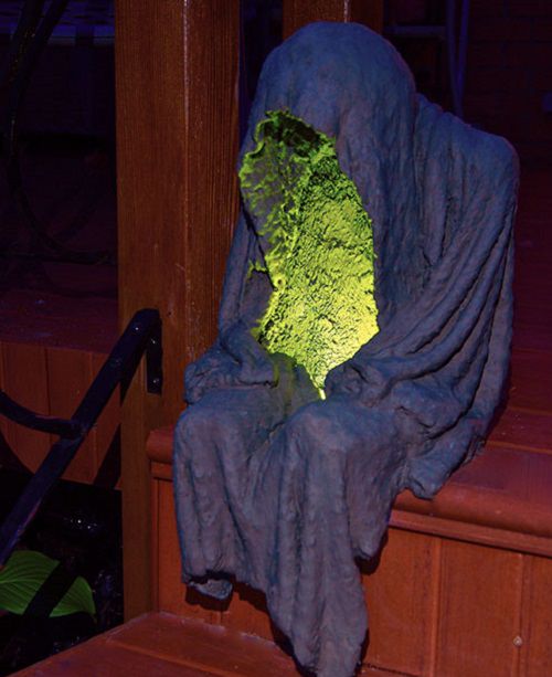 Sitting Ghoul Halloween Decor