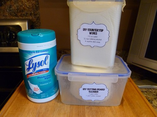 Homemade Lysol Wipes