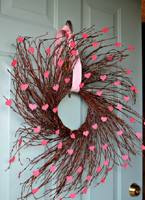 DIY Valentine Wreath7