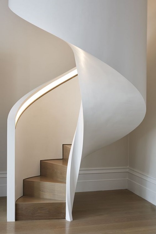 Helical Space Saver Stair