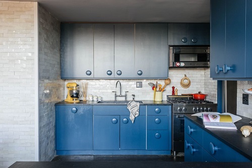 Retro Painted Cabinets