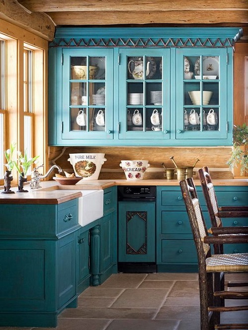 40 Blue Kitchen Cabinet Ideas Blue Kitchen Cabinets Hello Lidy