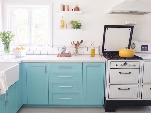 Tiffany Blue Kitchen
