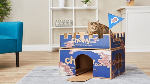 Homemade Cardboard Cat House Ideas 3