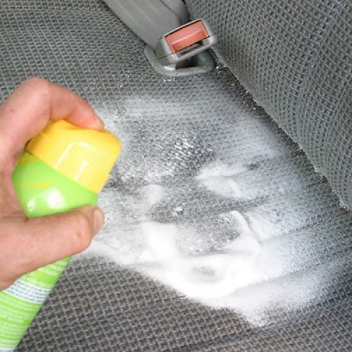 Shaving Cream to Clean Car Seats 2
