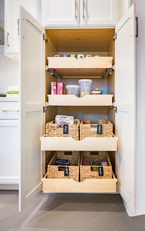 Take Advantage of Vertical Space With Tall Baskets