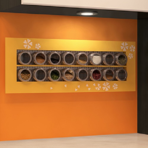 Fancy Wall Spice Storage Solution