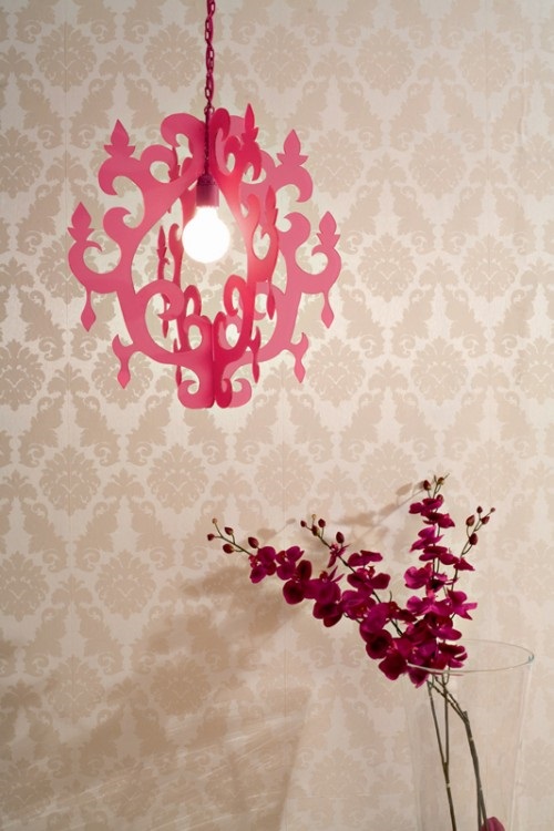 DIY Neo-Baroque Style Hanging Lamp