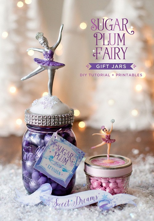 Sugar Plum Fairy Jars