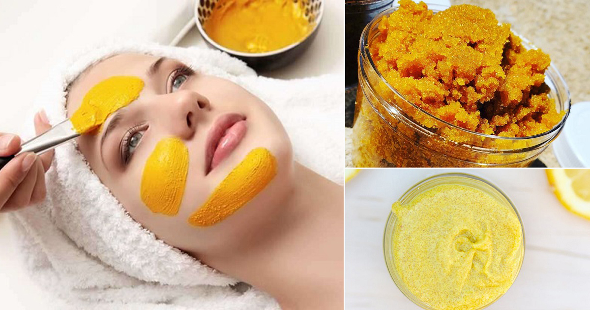 Turmeric Face Scrub Recipe | Face Scrub With Turmeric - Hello Lidy