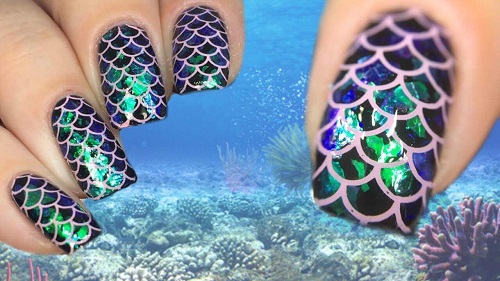 Mermaid Magic Nail Art Tutorial