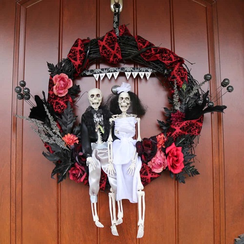 DIY Halloween Wreath Ideas14