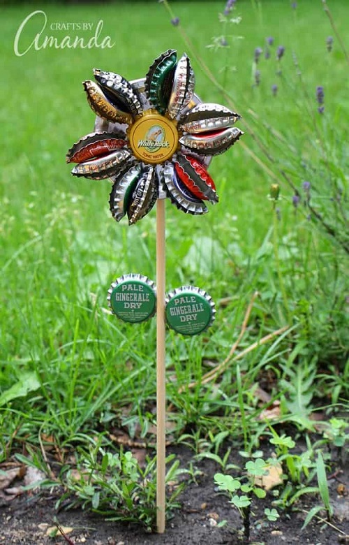 DIY Flowers Made From Recycled Materials 7