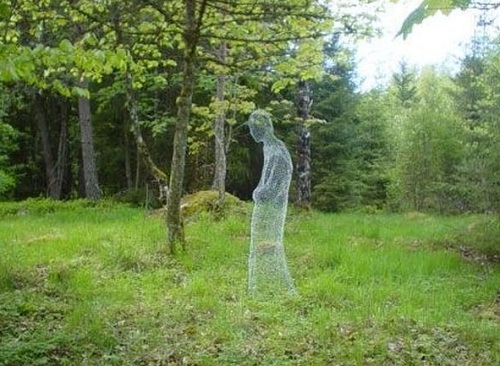 DIY Wire Sculpture Ideas for Garden 4