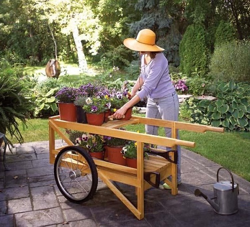 DIY Garden Cart Plans 7