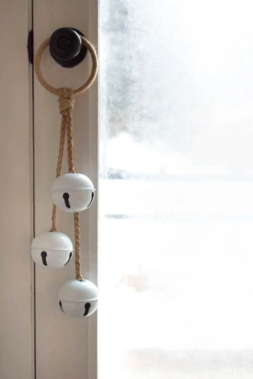 DIY Jingle Bell Door Hanger