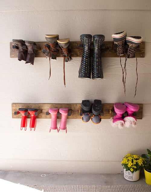 DIY Shoe Storage Ideas 23
