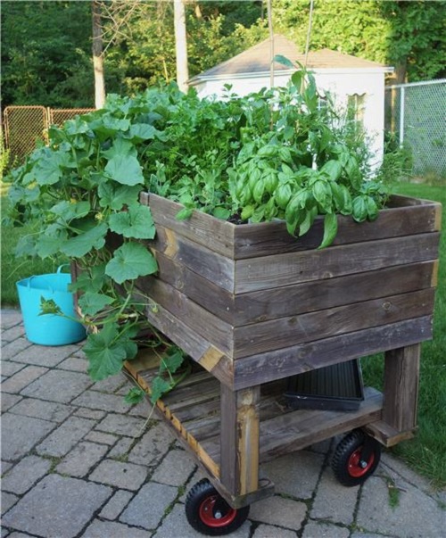 DIY Garden Cart Plans 3