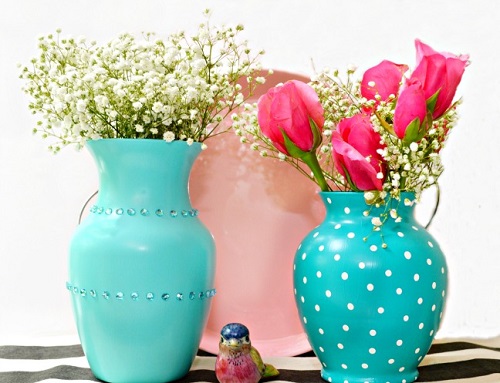 Glass Vase Painting Ideas 7