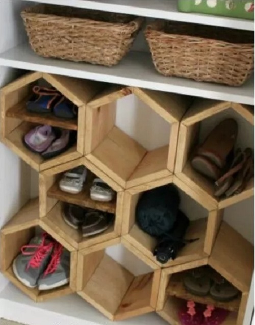 DIY Shoe Storage Ideas 20