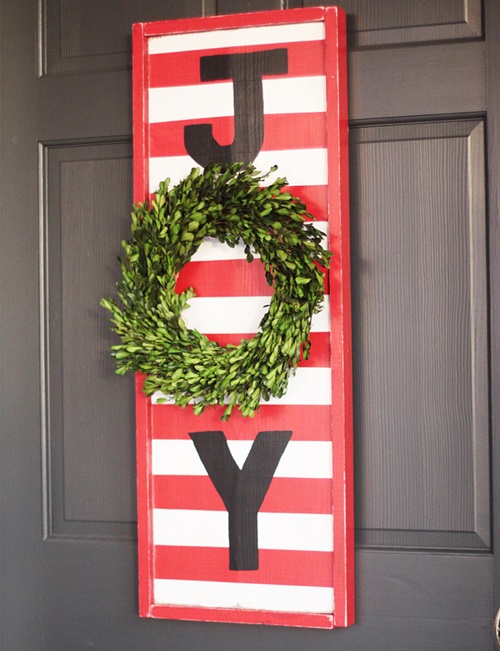 Christmas Door Hanging Ideas 20