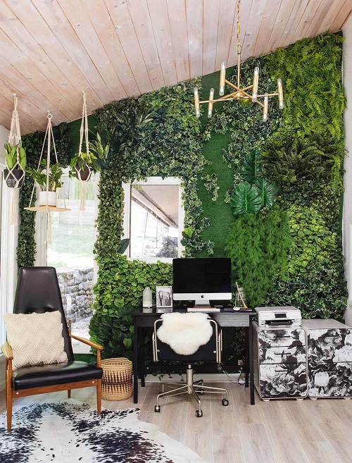35+ Indoor Plant Wall Decor Ideas 13