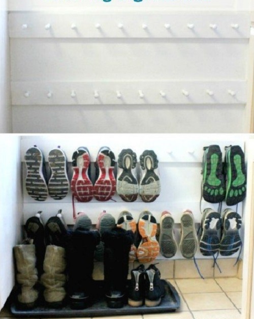 DIY Shoe Storage Ideas 3