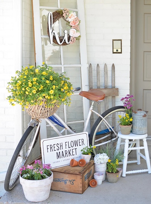 Small Front Porch Decorating Ideas on a Budget 2