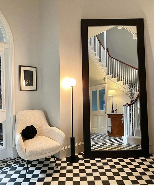 Try a Long Floor Mirror