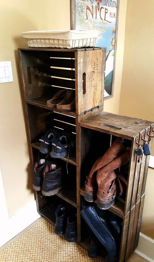 DIY Shoe Storage Ideas 10