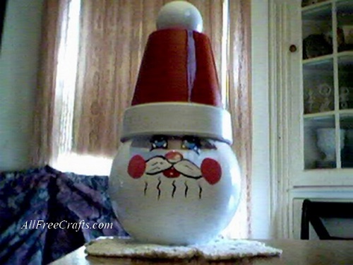 Santa Christmas Candy Jar