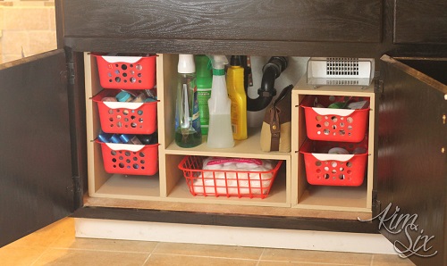 Cabinet Organizer with Pull-Out Baskets