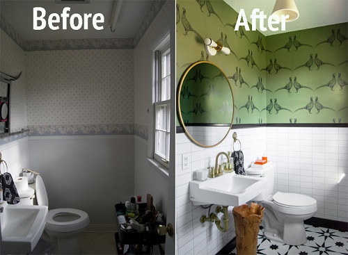 Bathroom Renovation Idea (Before and After)