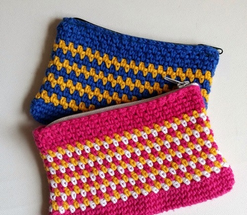 Free Moss Stitch Crochet Tutorial Patterns 14
